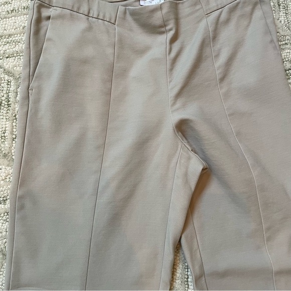 J. Jill Essential Slim Ankle Pockets Tall Pull On Flat Front Cotton Stretch Pant - Picture 2 of 13